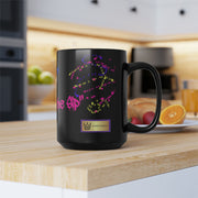 Savor The Sip Black Mug, 15oz