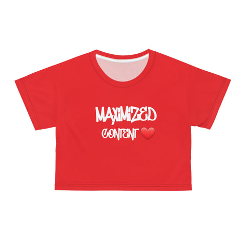 Maximized Content Crop Tee