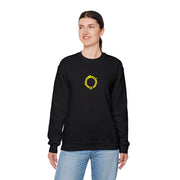 Sunflower 'Maximum Content' Crewneck Sweatshirt — Cozy Embroidered Chest Stitching