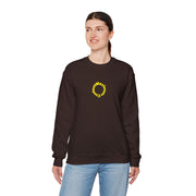 Sunflower 'Maximum Content' Crewneck Sweatshirt — Cozy Embroidered Chest Stitching