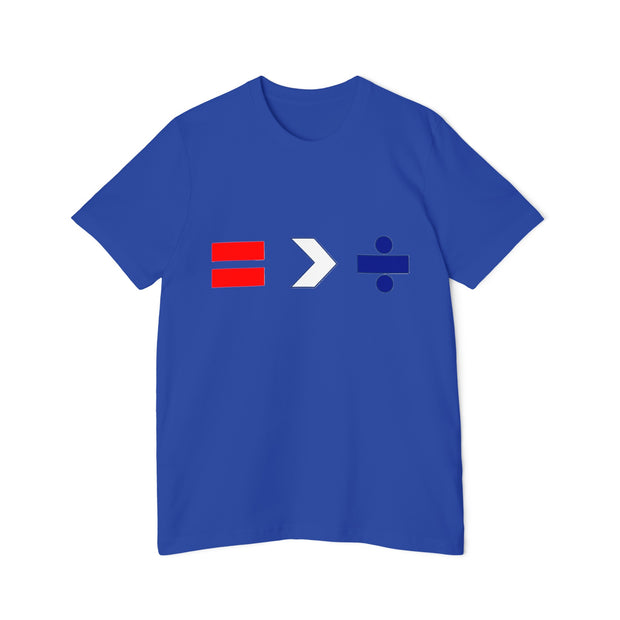 Unisex - Equal Greater Than Divided - Short-Sleeve Jersey T-Shirt