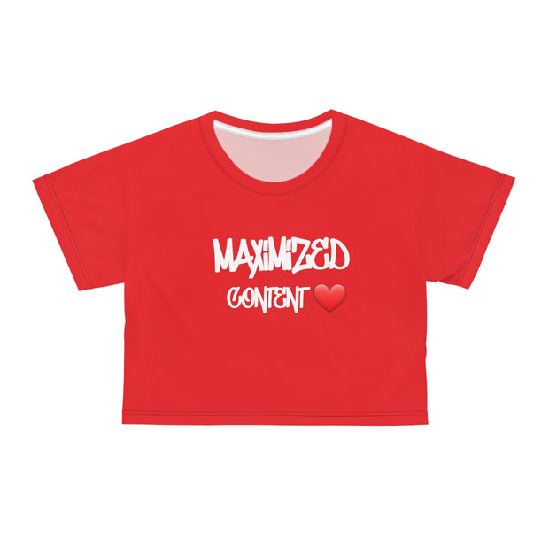 Maximized Content Crop Tee