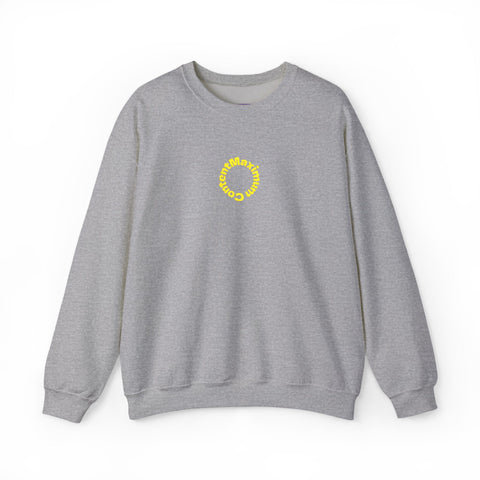 Sunflower 'Maximum Content' Crewneck Sweatshirt — Cozy Embroidered Chest Stitching