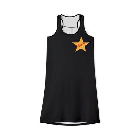 Screen Time Sheriff - Racerback Dress  - Black