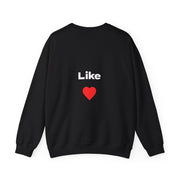 Social Media Maximum Content Crewneck Sweatshirt - Gold Typography Design