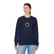 Sunflower 'Maximum Content' Crewneck Sweatshirt — Cozy Embroidered Chest Stitching