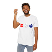 Unisex - Equal Greater Than Divided - Short-Sleeve Jersey T-Shirt