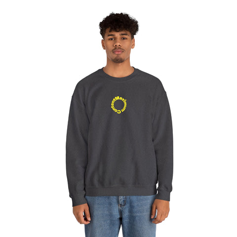 Sunflower 'Maximum Content' Crewneck Sweatshirt — Cozy Embroidered Chest Stitching
