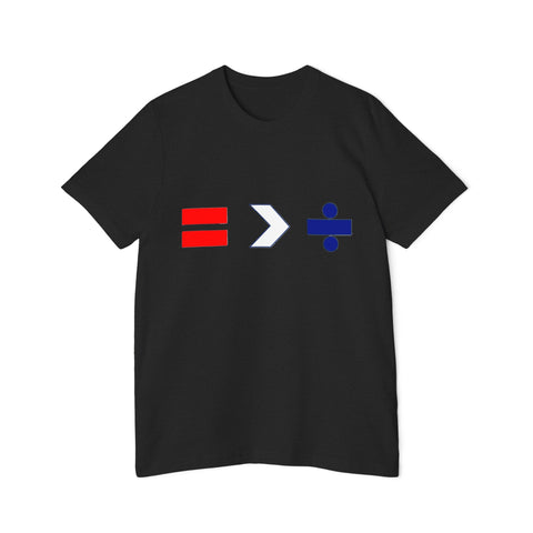 Unisex - Equal Greater Than Divided - Short-Sleeve Jersey T-Shirt