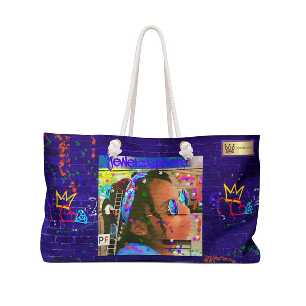 Graffiti Weekender Canvas Tote