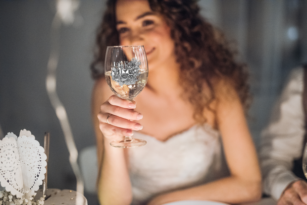 Wine Glass Engraved