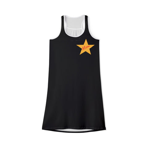 Screen Time Sheriff - Racerback Dress  - Black