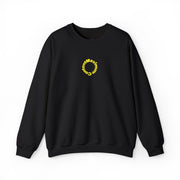 Sunflower 'Maximum Content' Crewneck Sweatshirt — Cozy Embroidered Chest Stitching