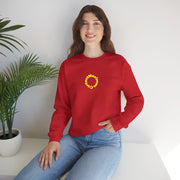 Sunflower 'Maximum Content' Crewneck Sweatshirt — Cozy Embroidered Chest Stitching