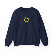 Sunflower 'Maximum Content' Crewneck Sweatshirt — Cozy Embroidered Chest Stitching