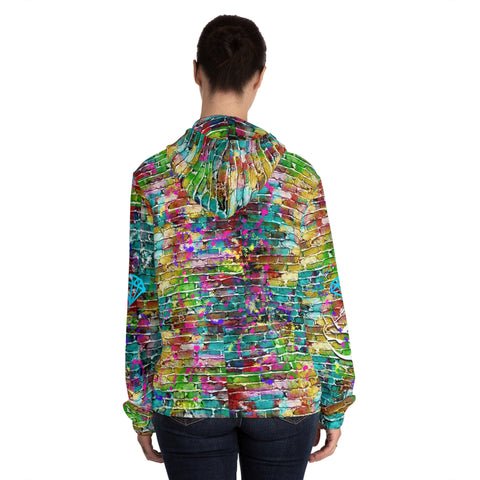 Signature II Graffiti Women’s Full-Zip Light Weight Fashion Jacket