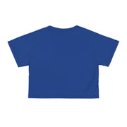 Maximized Content Crop Tee BLU