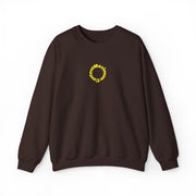 Sunflower 'Maximum Content' Crewneck Sweatshirt — Cozy Embroidered Chest Stitching