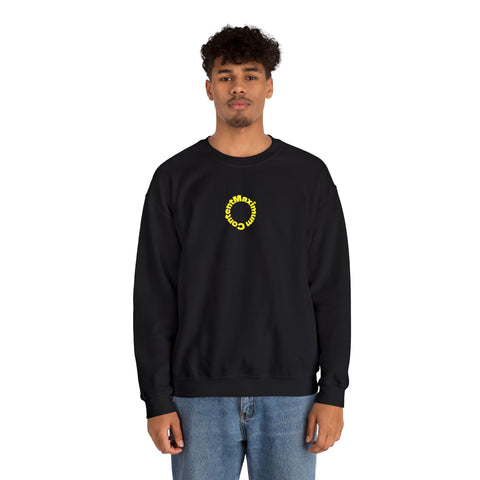 Sunflower 'Maximum Content' Crewneck Sweatshirt — Cozy Embroidered Chest Stitching