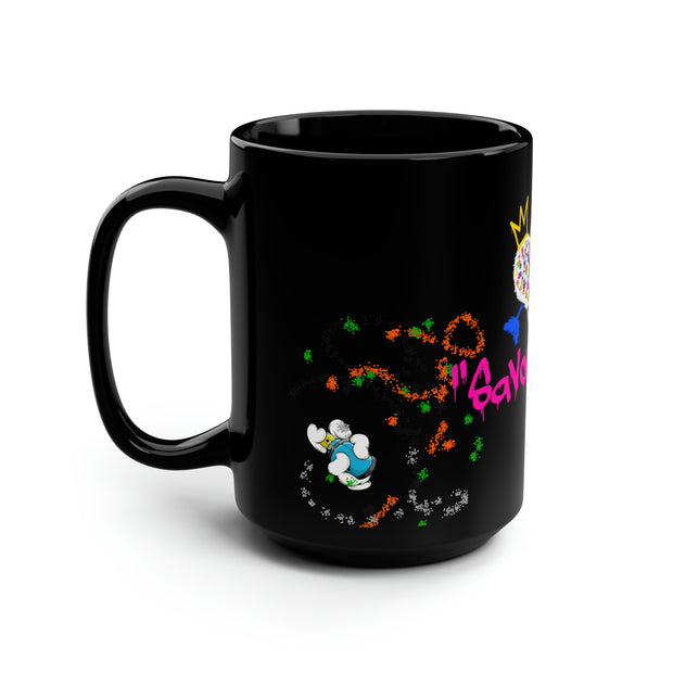 Savor The Sip Black Mug, 15oz