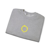 Sunflower 'Maximum Content' Crewneck Sweatshirt — Cozy Embroidered Chest Stitching