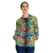 Signature II Graffiti Women’s Full-Zip Light Weight Fashion Jacket