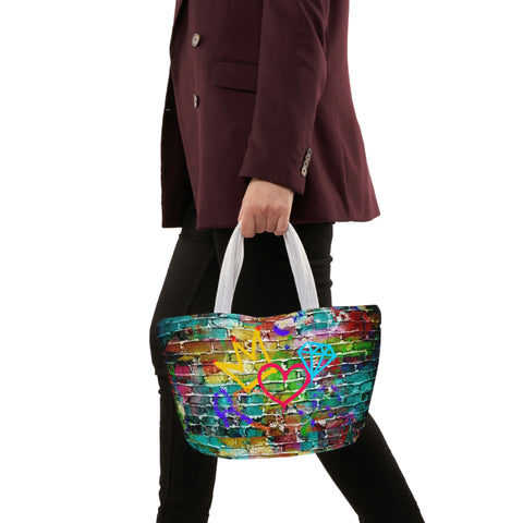 Graffiti Love Lunch Tote III