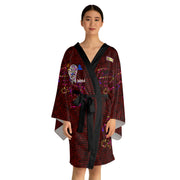 Love Brick Long Sleeve Kimono Robe