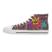 Brickette Graffiti Sauce Women's High Top Sneakers