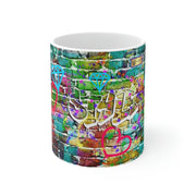 Graffiti Ceramic Mug 11oz