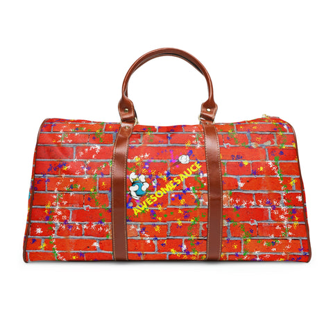 Brick GraffitiSauce Waterproof Travel Bag