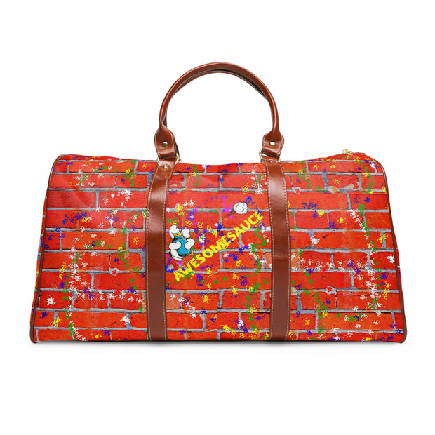 Brick GraffitiSauce Waterproof Travel Bag