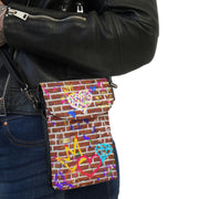 Graffiti Small Cell Phone Wallet