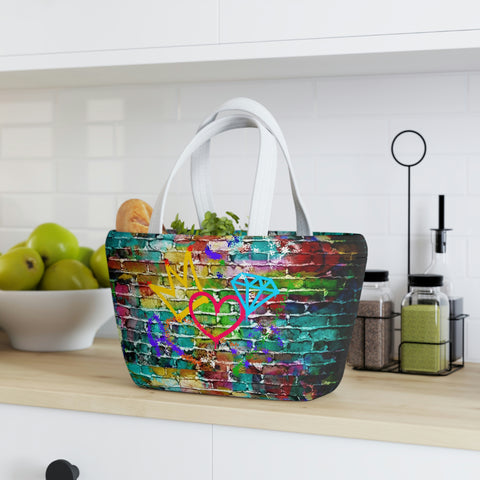 Graffiti Love Lunch Tote III