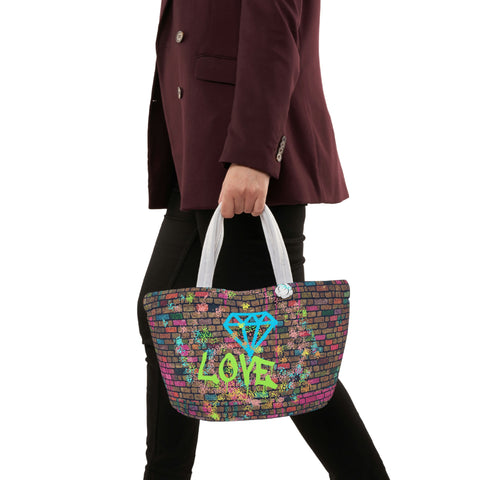 Graffiti Love Lunch Tote II