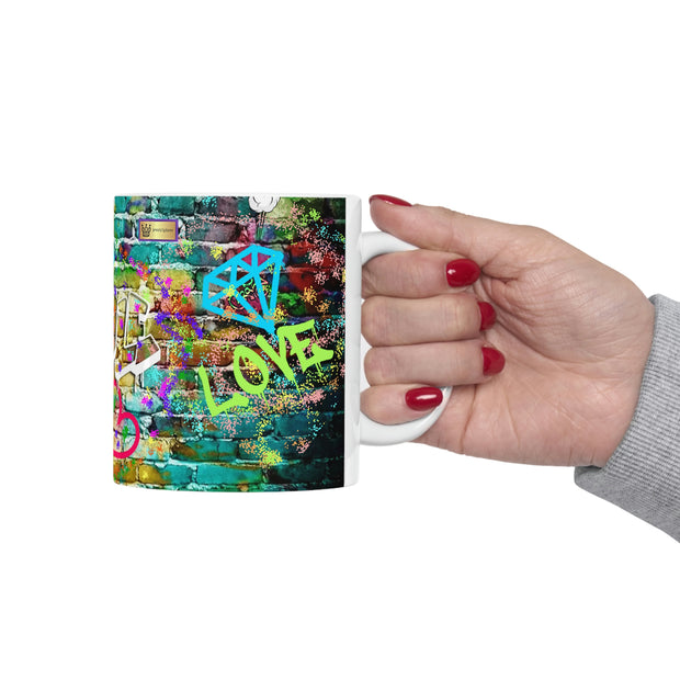 Graffiti Ceramic Mug 11oz