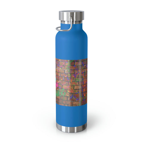 QueenSauce Graffiti Copper Vacuum Insulated Bottle, 22oz