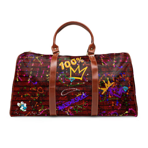 Brick Love Graffiti Weekender Travel Tote