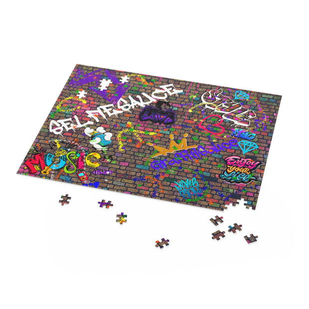 Graffiti Sauce Puzzle Fun (500-Piece)