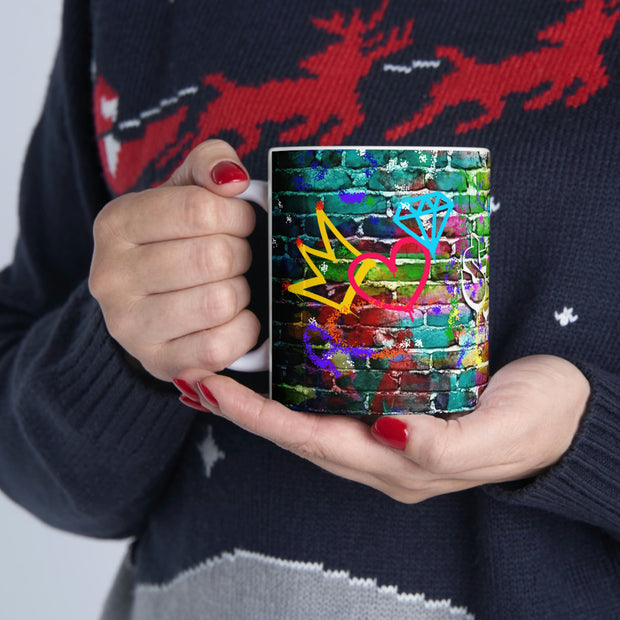 Graffiti Ceramic Mug 11oz