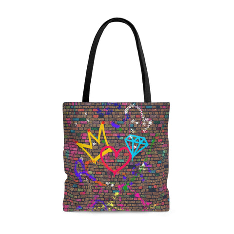 Brickette Graffiti Large Tote Bag Spangle