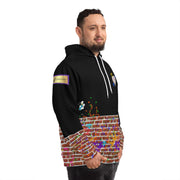 Graffiti Brick Split Graffiti Fashion Hoodie