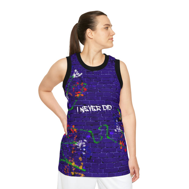 Graffiti Unisex Basketball Jersey