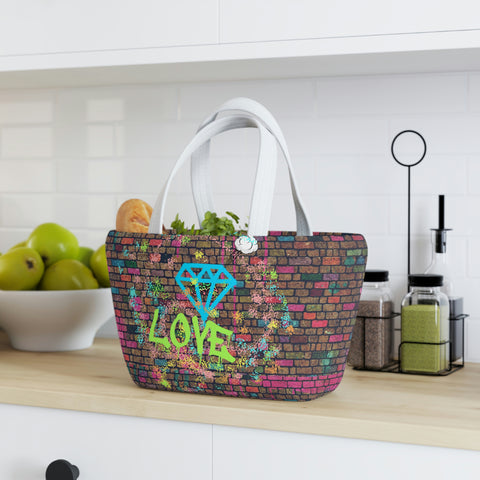 Graffiti Love Lunch Tote II