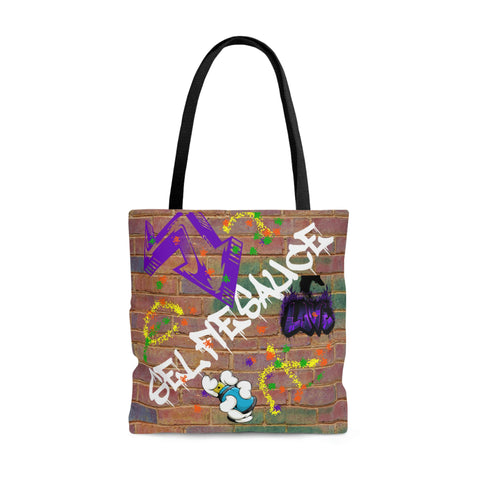 Graffiti Large Tote Bag- SelfieSauce