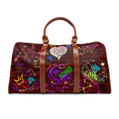 Brick Love Graffiti Weekender Travel Tote