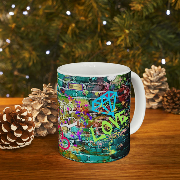 Graffiti Ceramic Mug 11oz