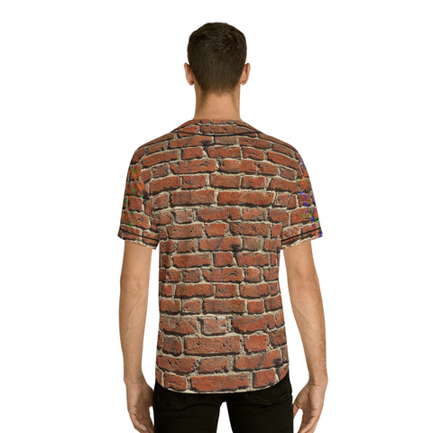 Men's Graffiti  Baseball Jersey