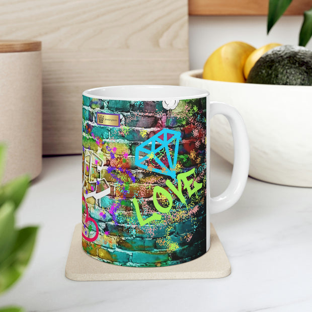 Graffiti Ceramic Mug 11oz