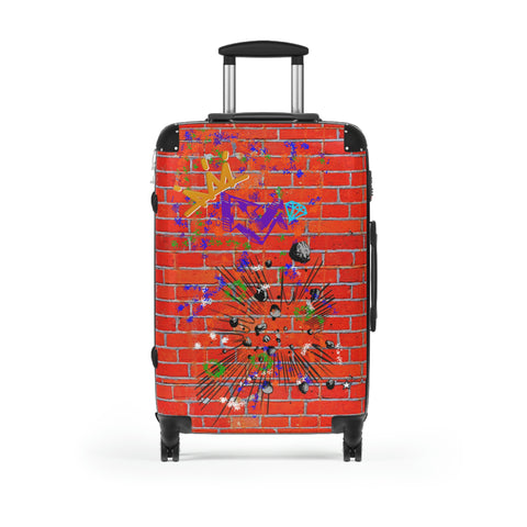 Diamonds for Crowns Graffiti Suitcase - Carry-On